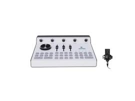 JOYPEER Star F1 Audio Mixer Live Streaming Wired Noise Reduction 48V Phantom Power 4000mAh